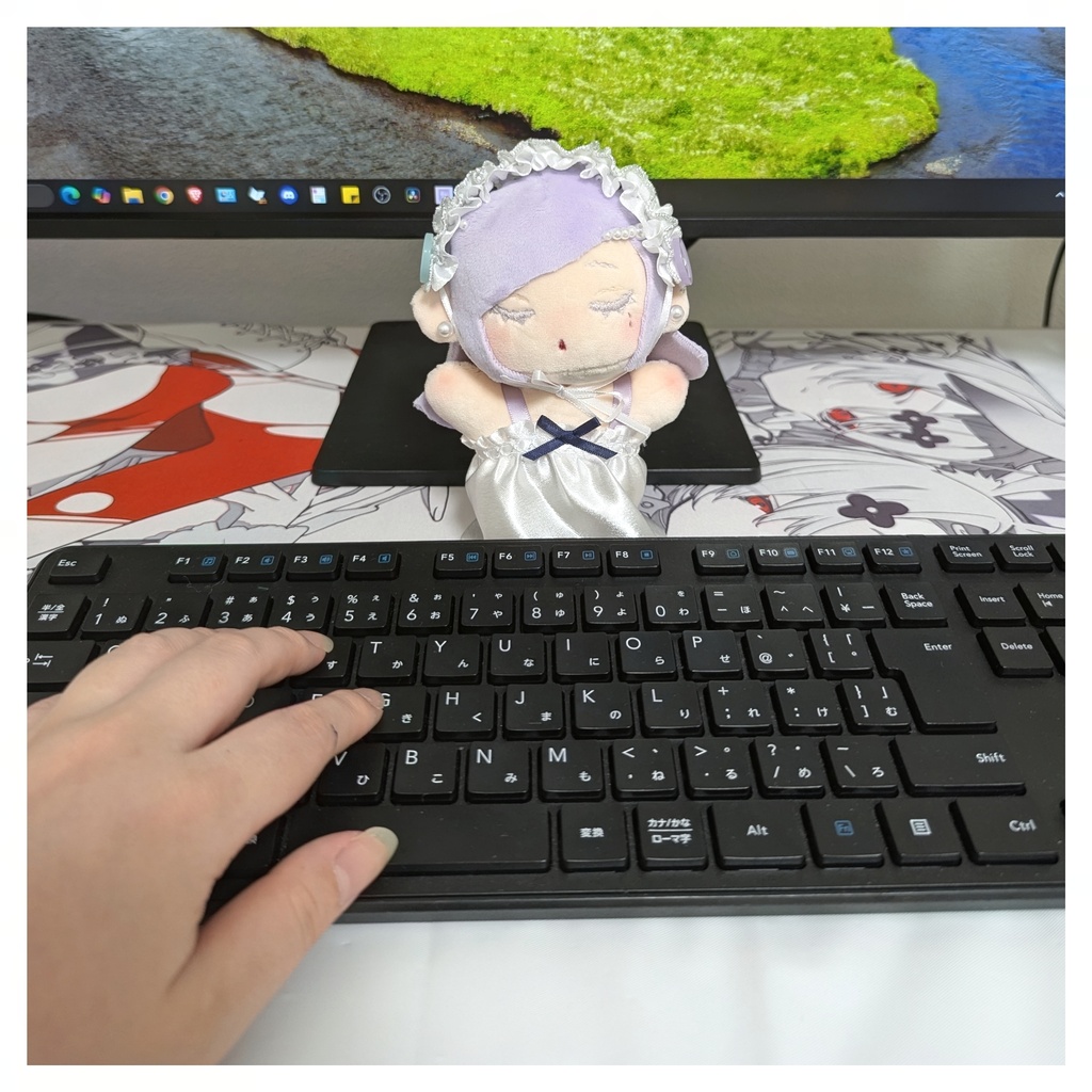 【1体限定】パールビーズの子:Lumi(13cmぬい)