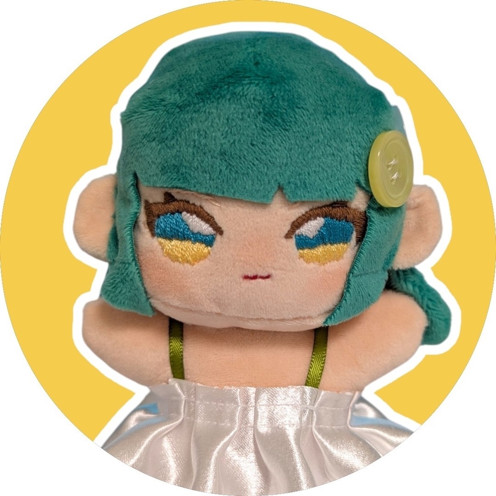 【1体限定】ボタンの子:Mobi(13cmぬい)