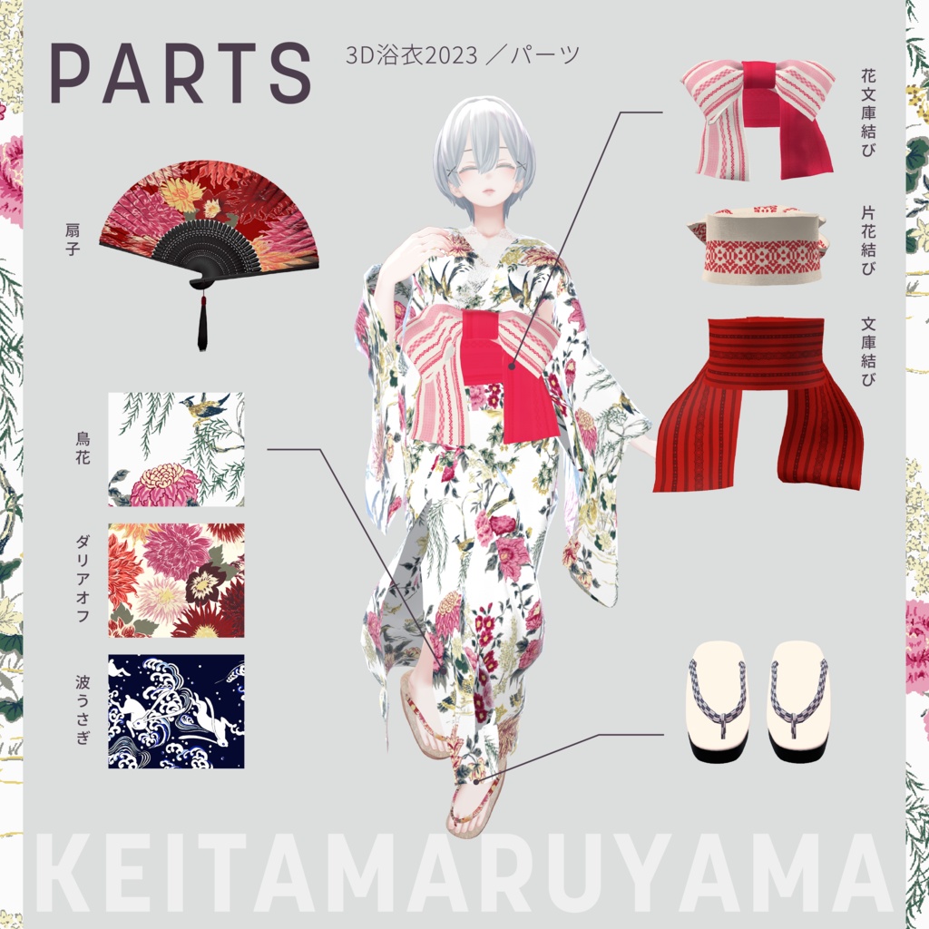 森羅ちゃん対応『KEITAMARUYAMA 3D浴衣2023』