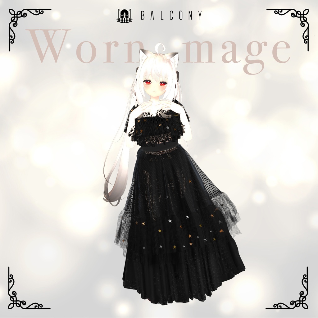 舞夜ちゃん対応『KEITA MARUYAMA Dark night fantasia dress』