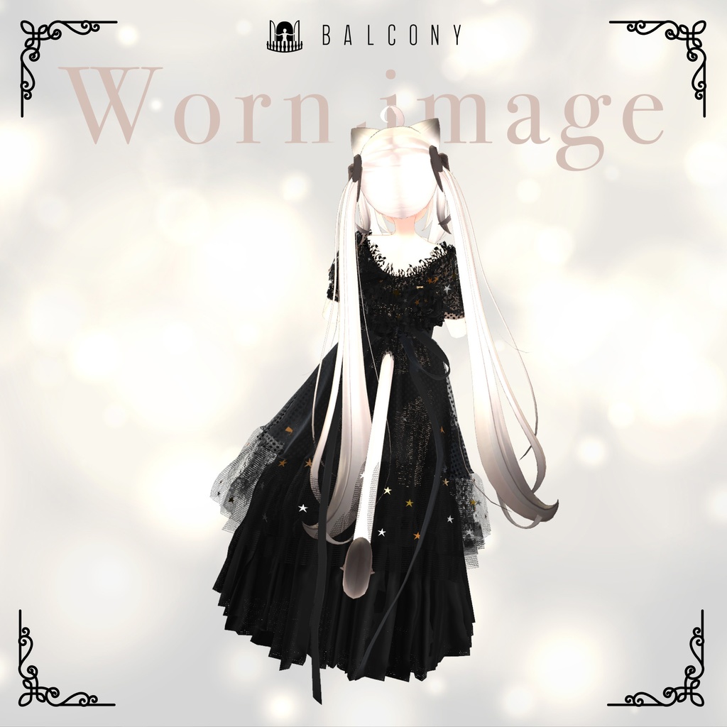 舞夜ちゃん対応『KEITA MARUYAMA Dark night fantasia dress』