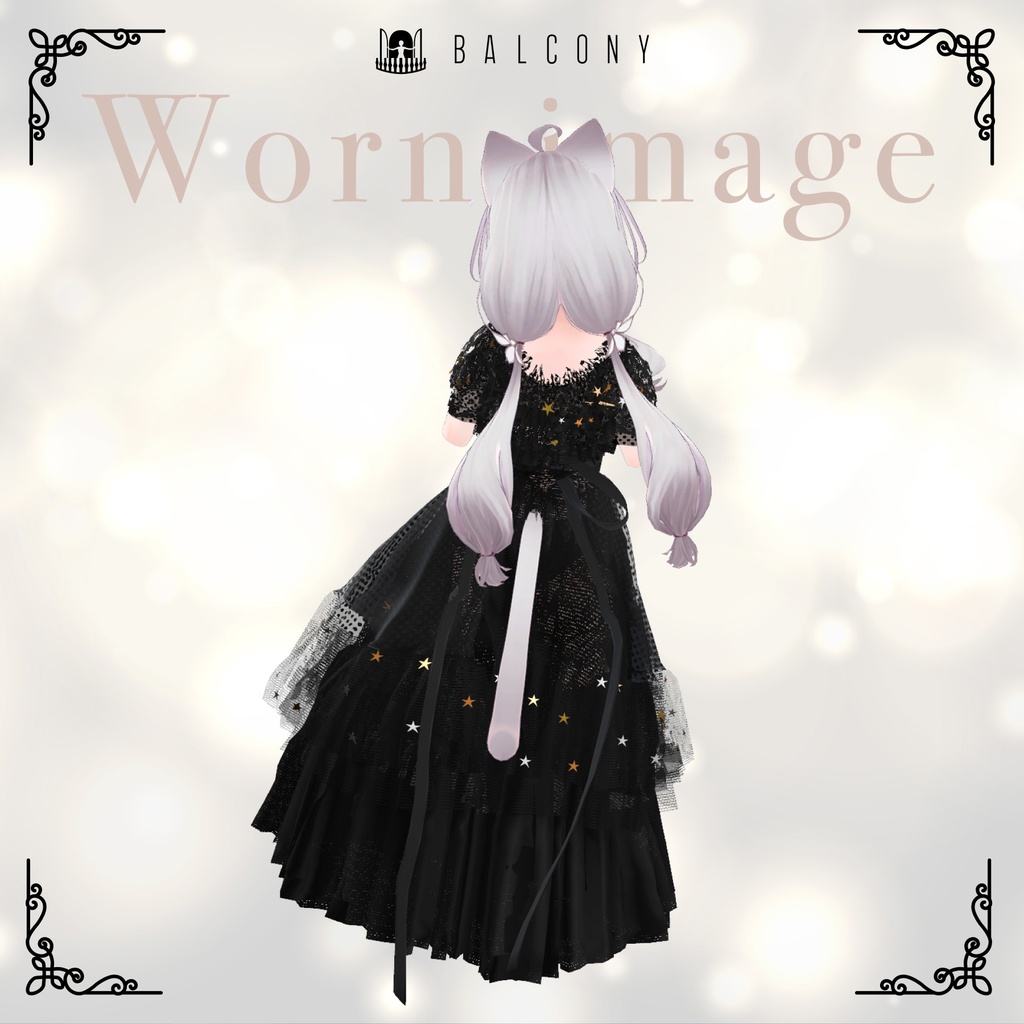 めいゆんちゃん対応『KEITA MARUYAMA Dark night fantasia dress』