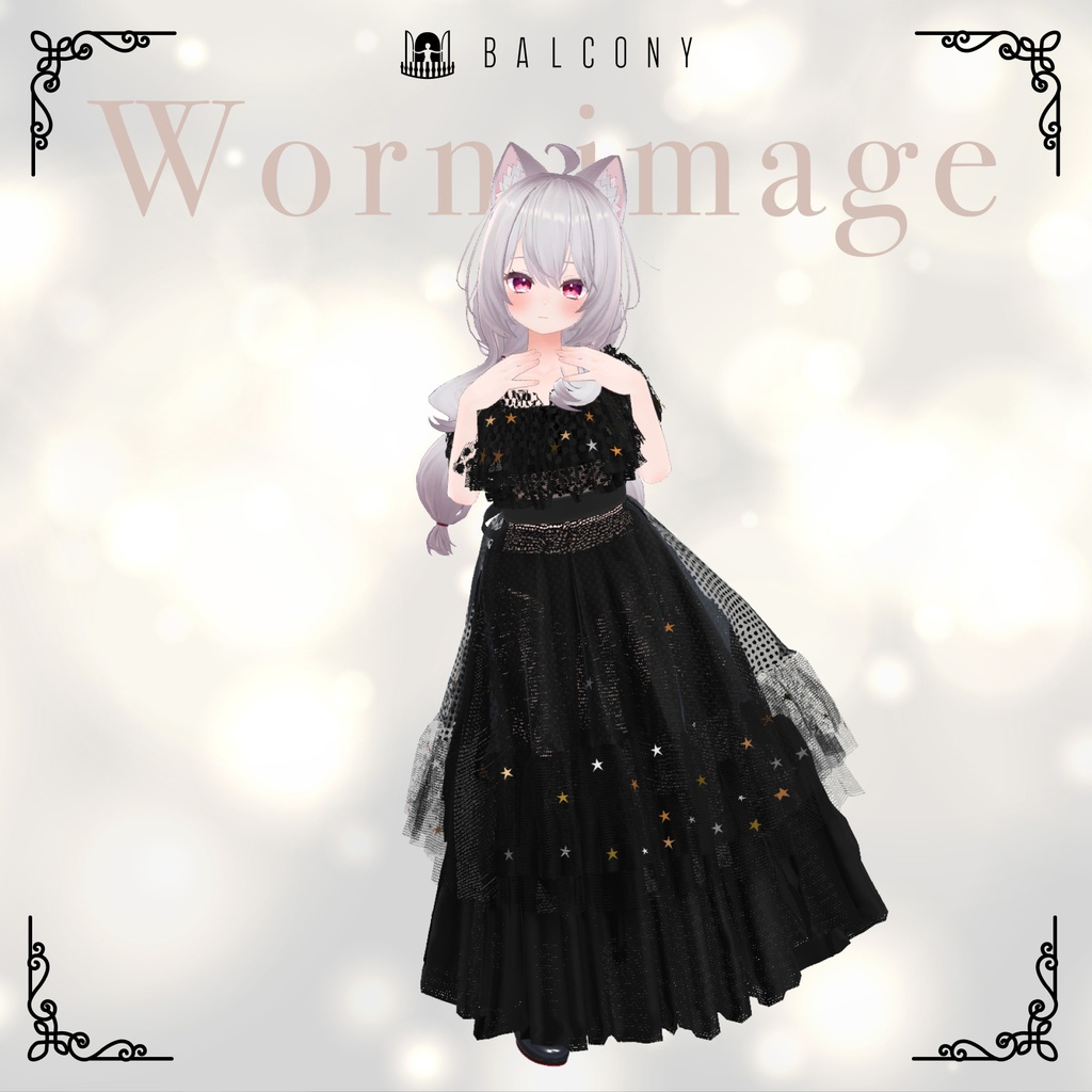 めいゆんちゃん対応『KEITA MARUYAMA Dark night fantasia dress』