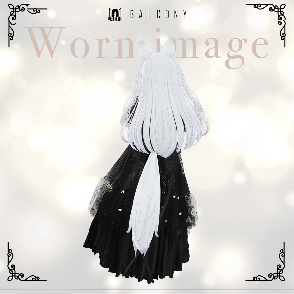 ライムちゃん対応『KEITA MARUYAMA Dark night fantasia Dress』