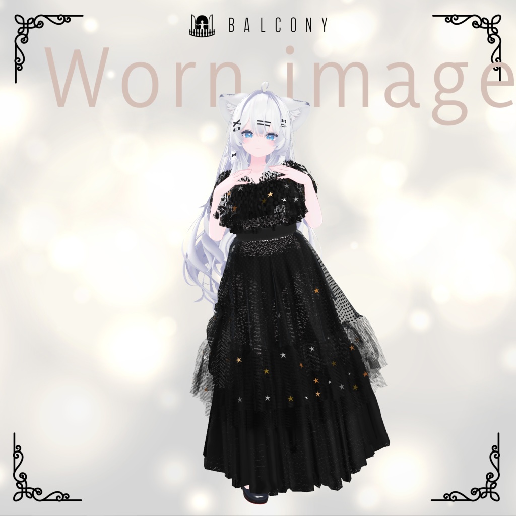 瑞希ちゃん対応『KEITA MARUYAMA Dark night fantasia Dress』