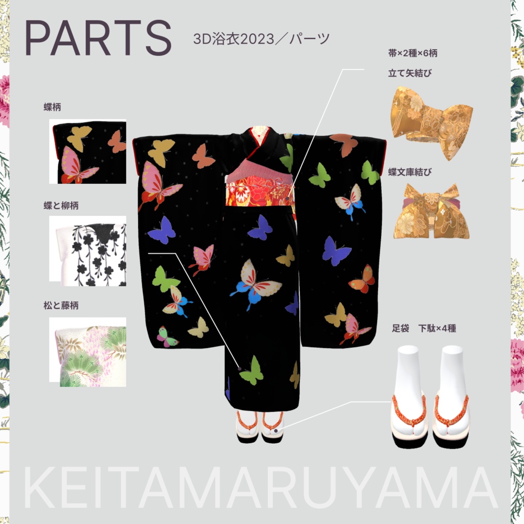 萌ちゃん対応『KEITAMARUYAMA 3D着物2023』