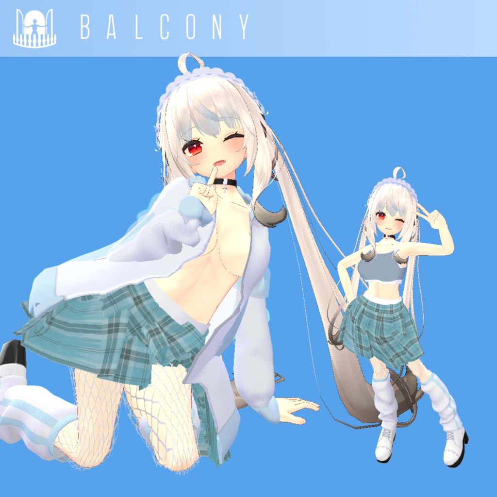 12アバター対応『ゆめかわパーカー』VRChat用衣装