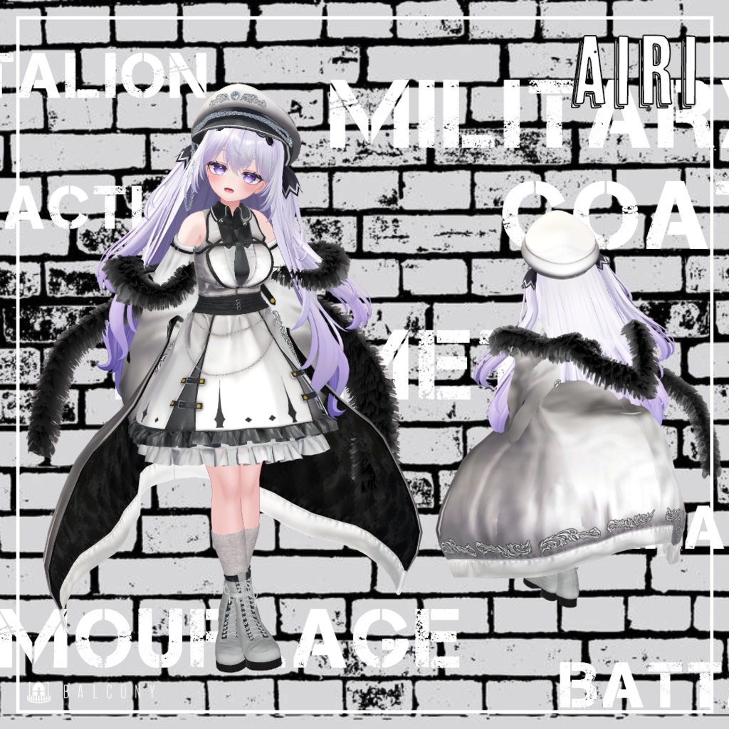 VRChat用衣装『MILITARY COAT』