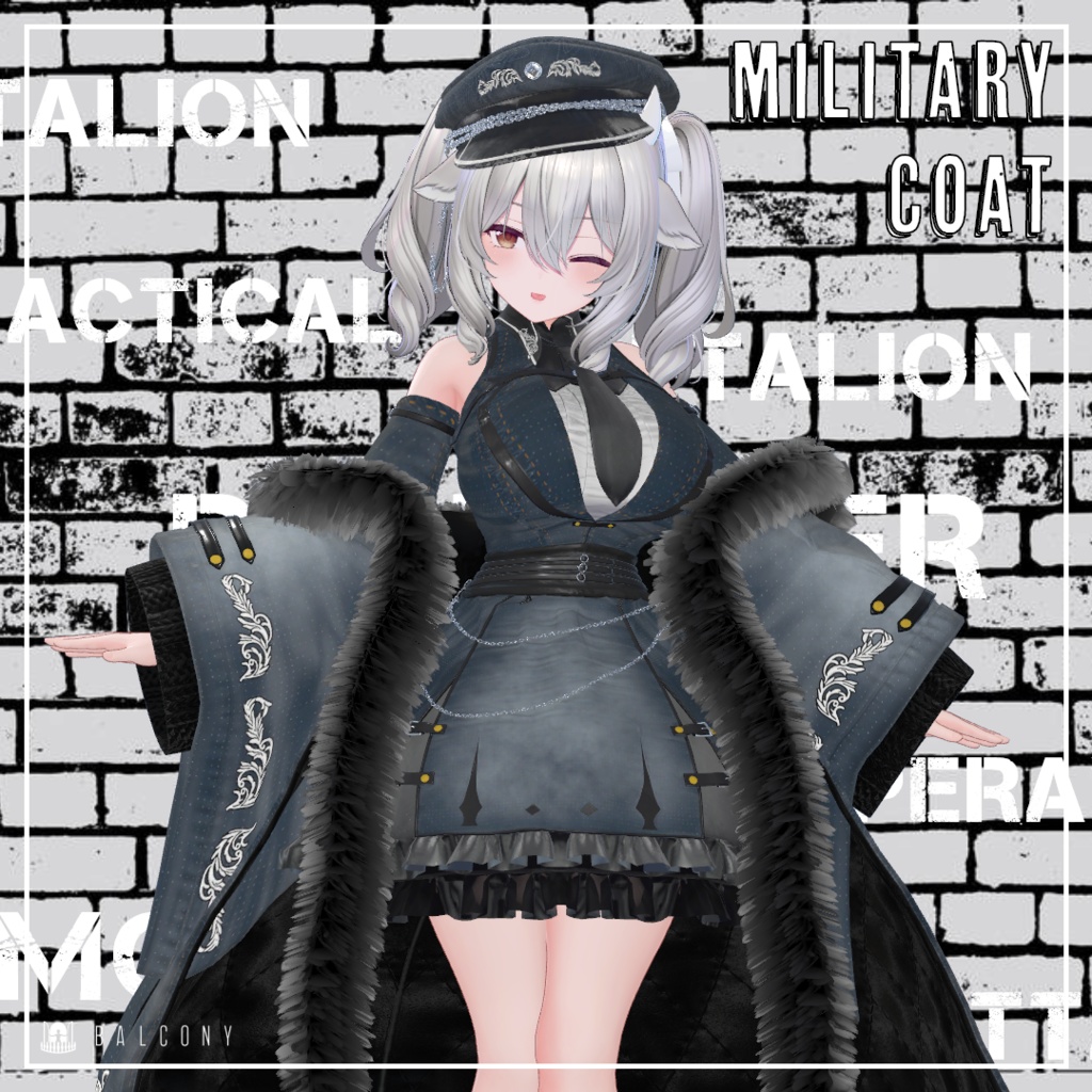 VRChat用衣装『MILITARY COAT』