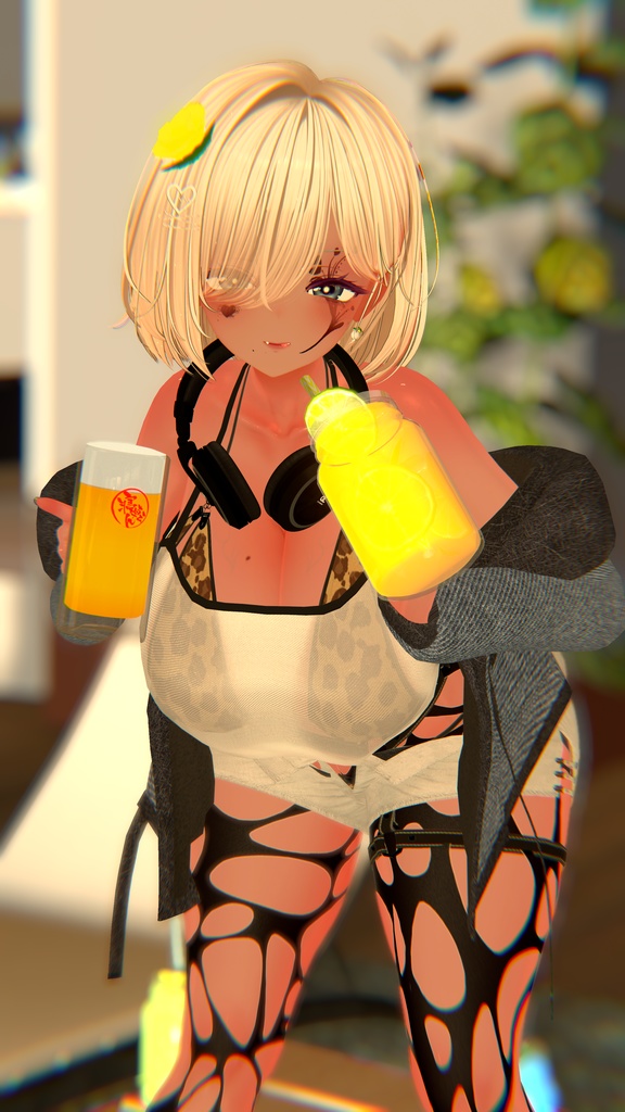 【9アバター対応】『シースルー・サマーカジュアル』