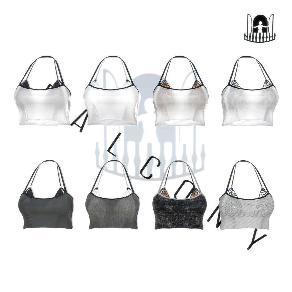 【9アバター対応】『シースルー・サマーカジュアル』