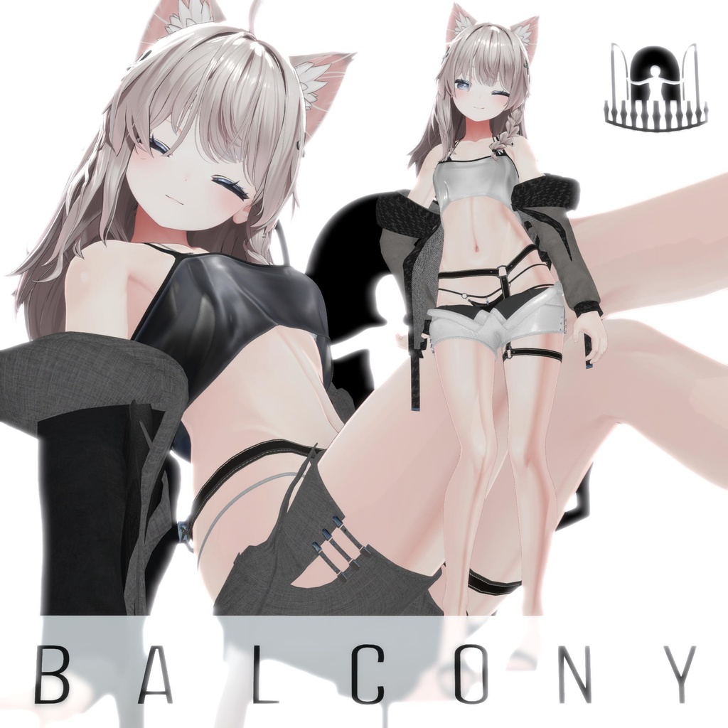 【9アバター対応】『シースルー・サマーカジュアル』