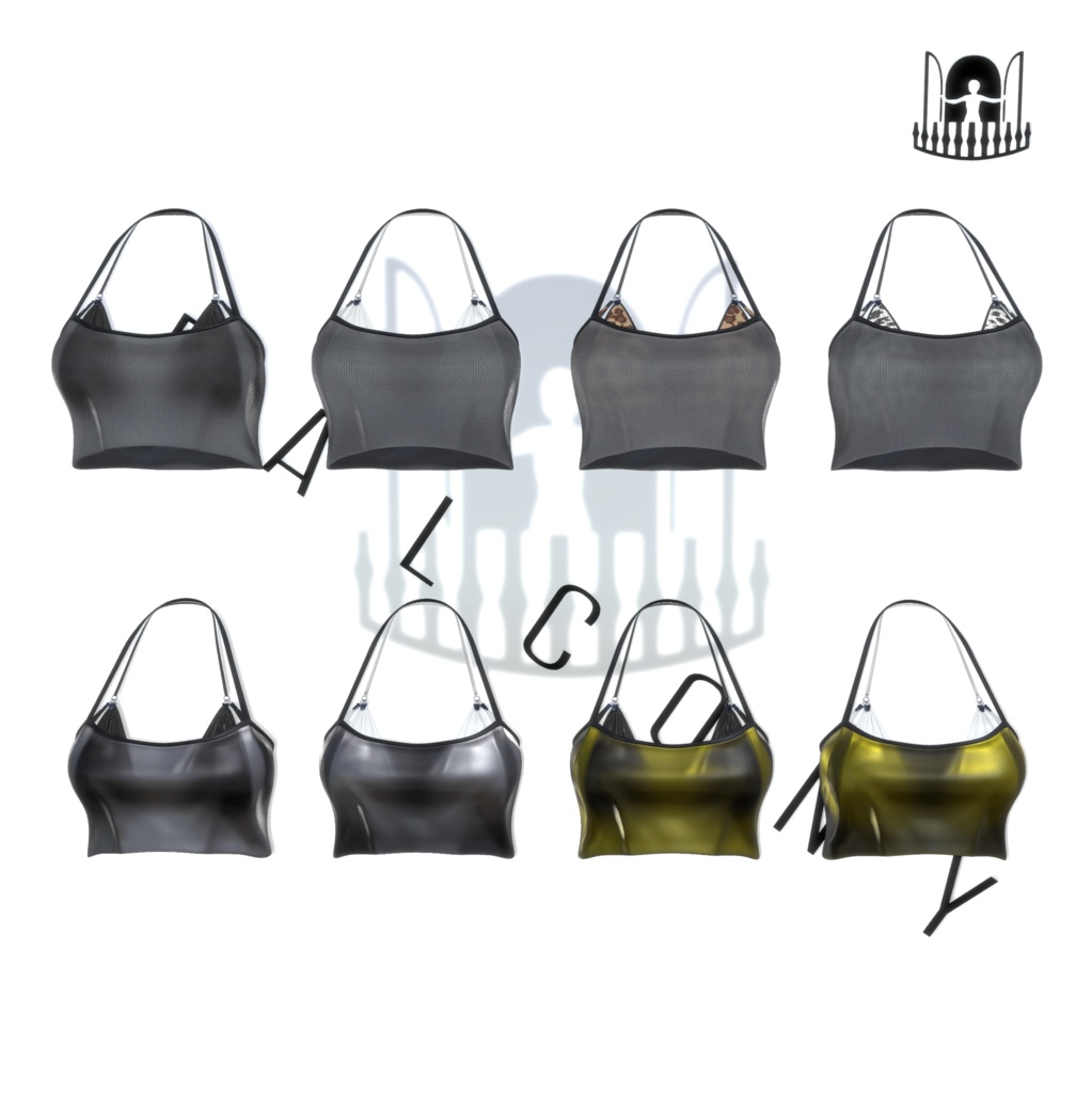 【9アバター対応】『シースルー・サマーカジュアル』