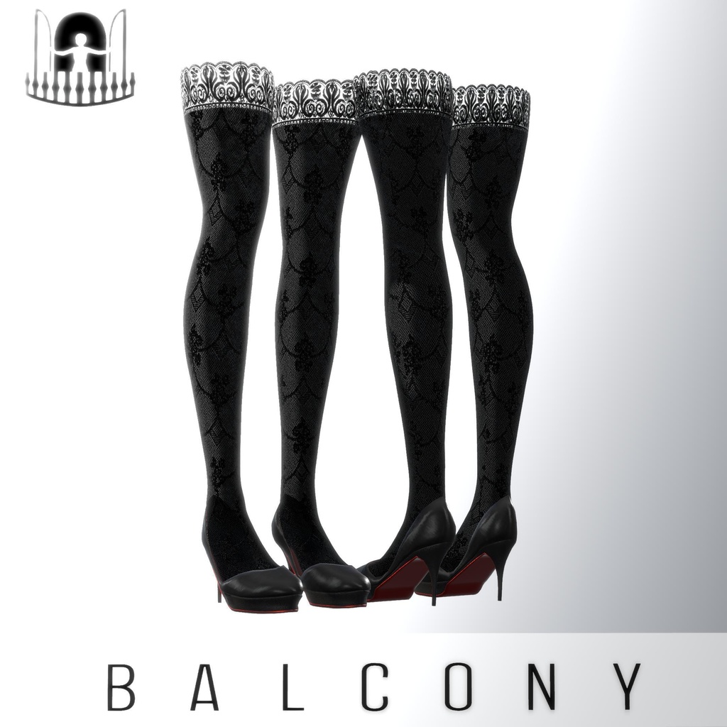 【4アバター対応】ワンサイドスリット・イブニングドレス