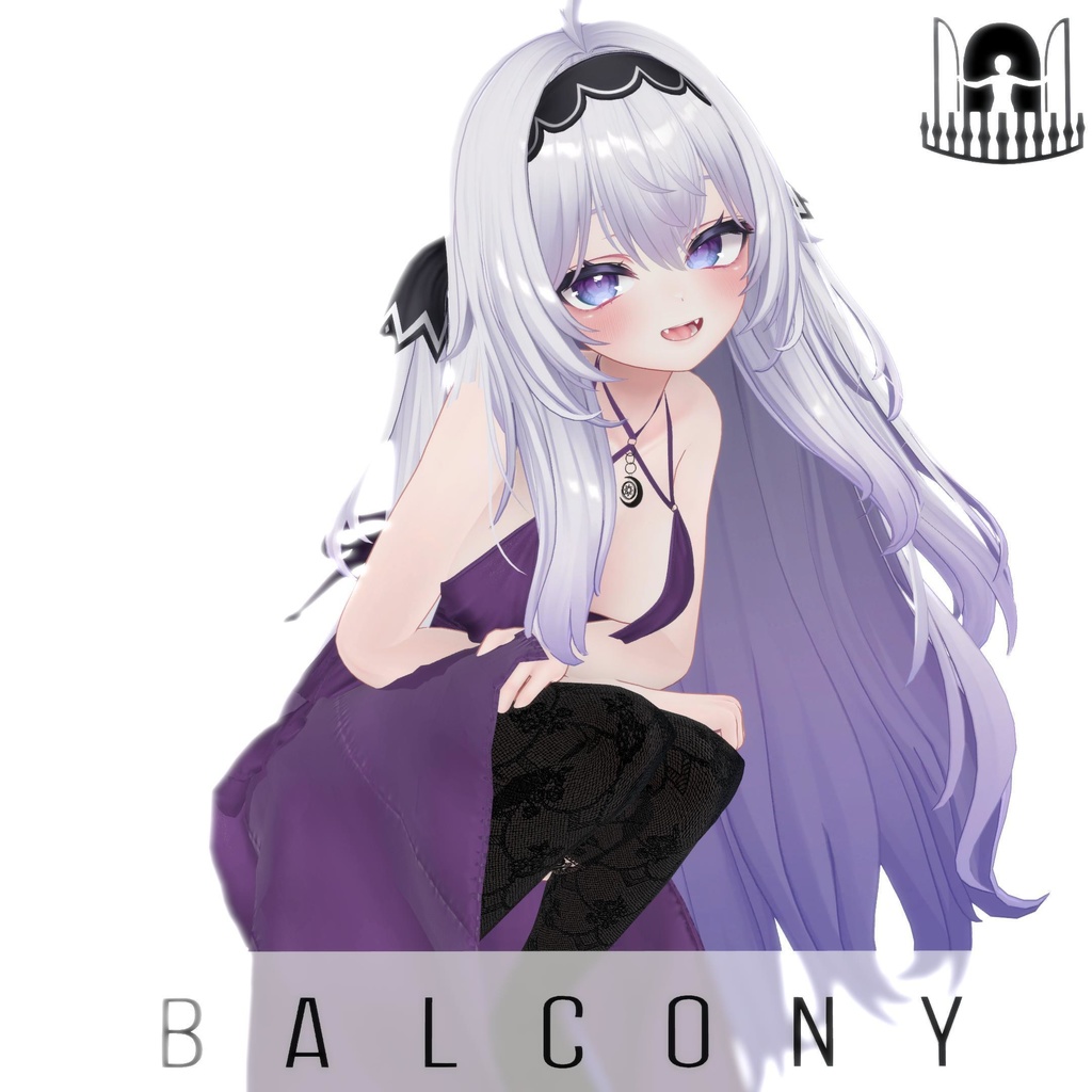 【4アバター対応】ワンサイドスリット・イブニングドレス