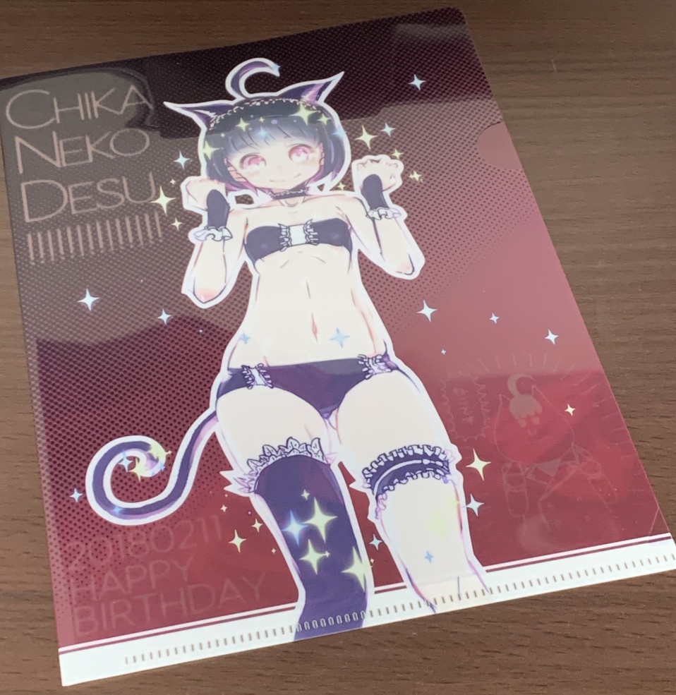 ギミッククリアファイル ちかねこ A5