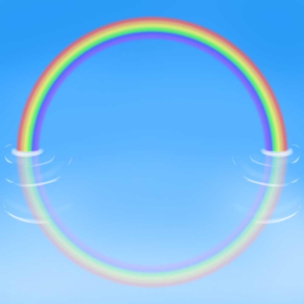 (返礼品◎)水鏡の虹アイコンリング