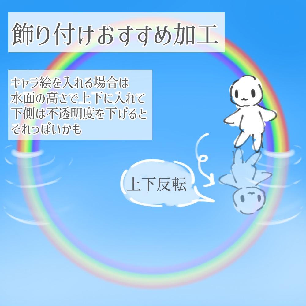 (返礼品◎)水鏡の虹アイコンリング