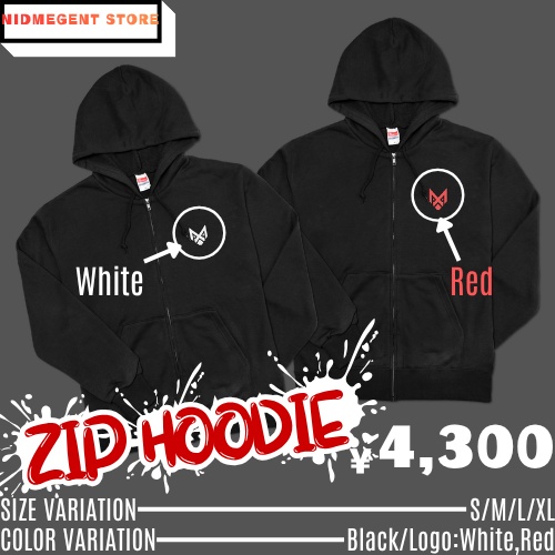 IMN Apparel [Zip Hoodie(Red)]