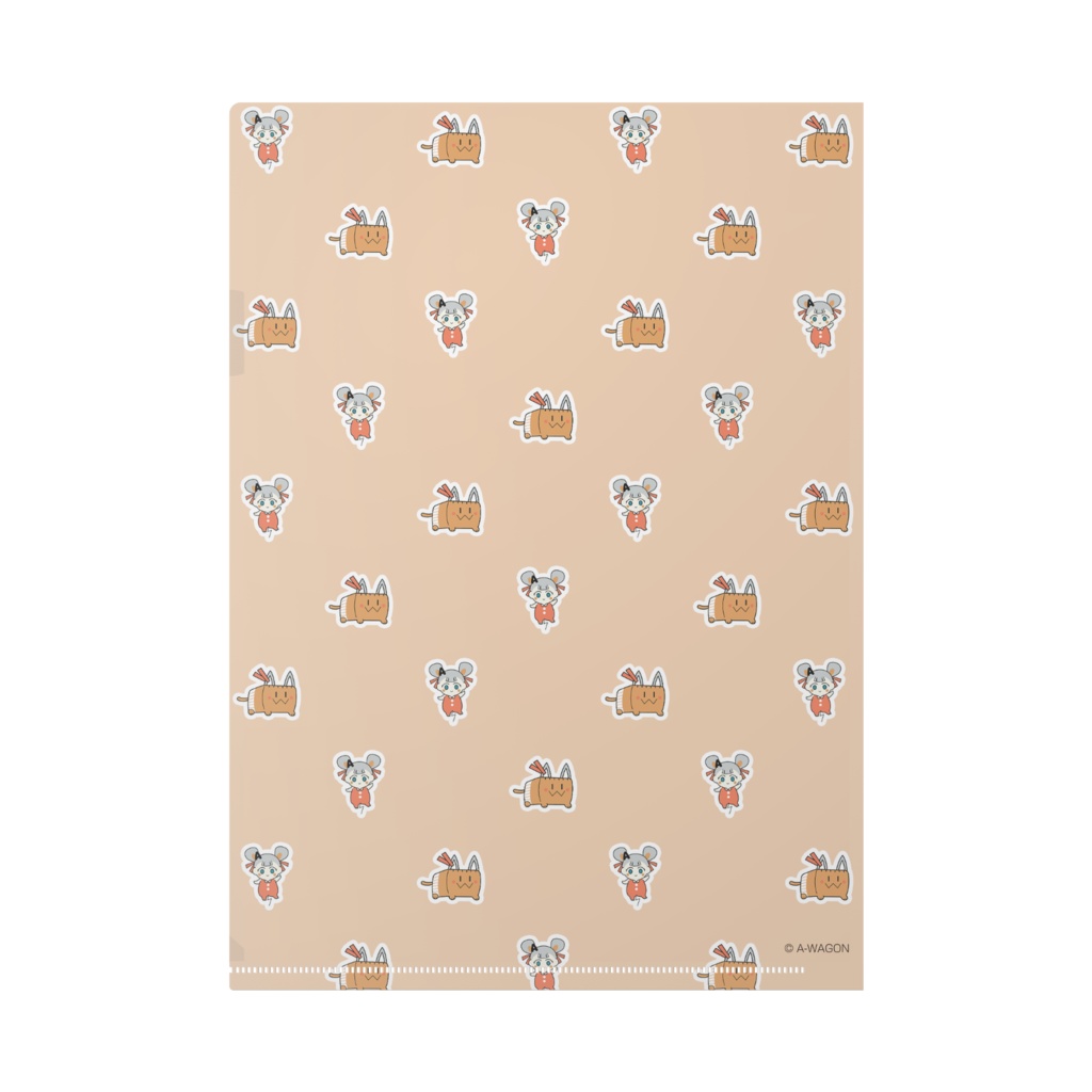 あかつきちゃん&にゃごん【クリアファイル】