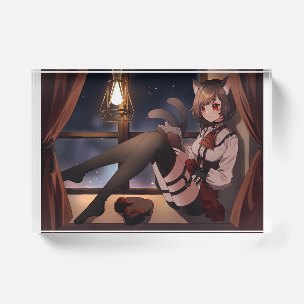 おやすみアクリルブロック