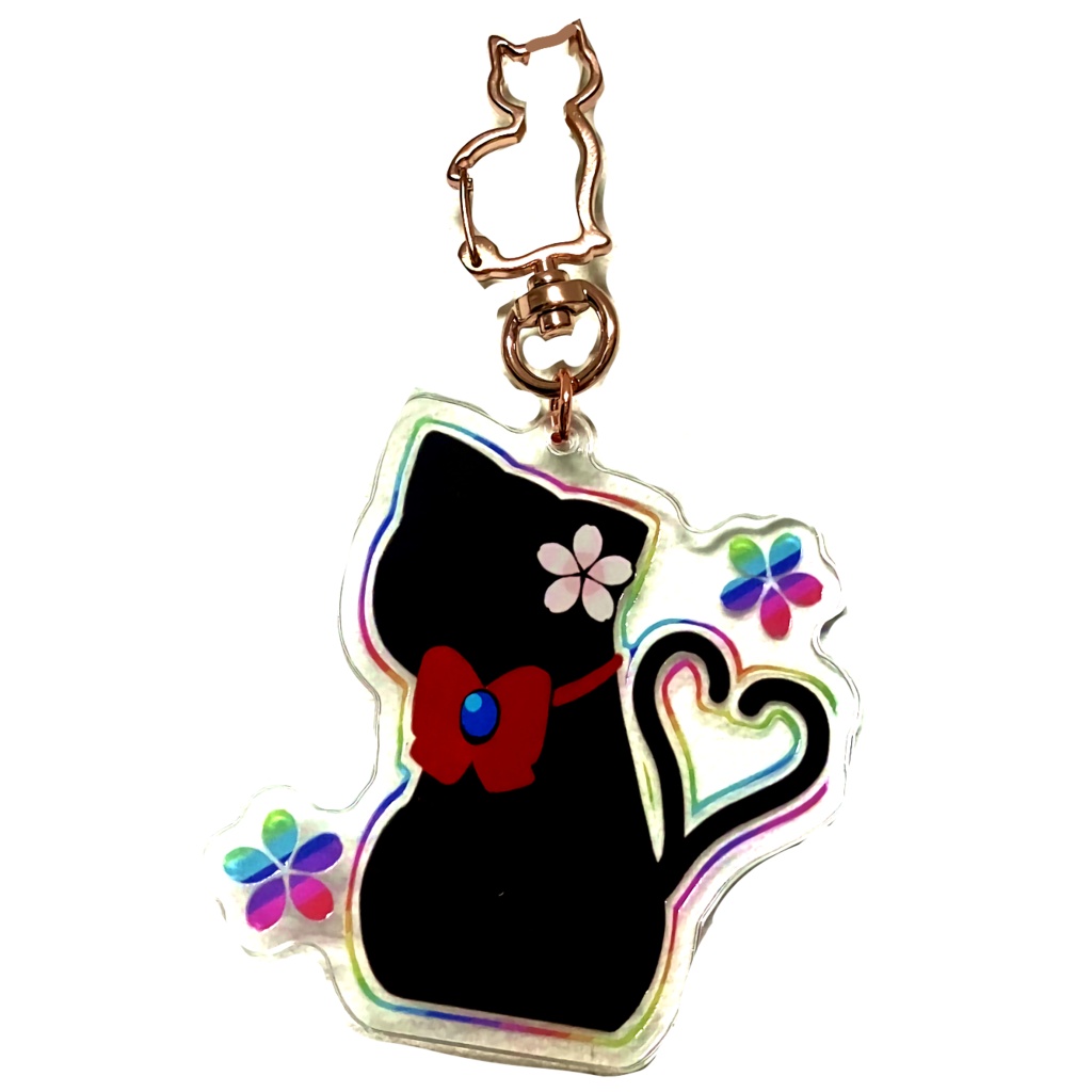 ゲーミング猫又アクリルキーホルダー
