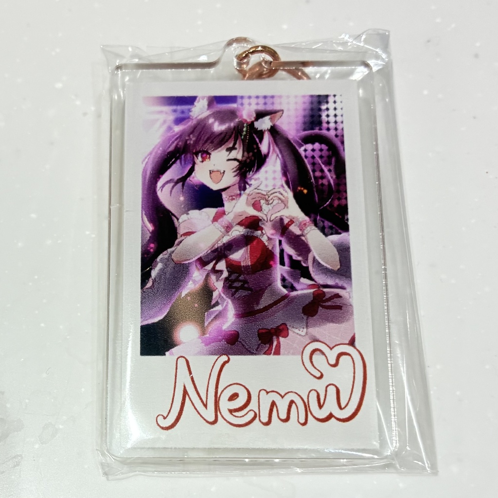 アイドル猫又　笑顔アクリルキーホルダー