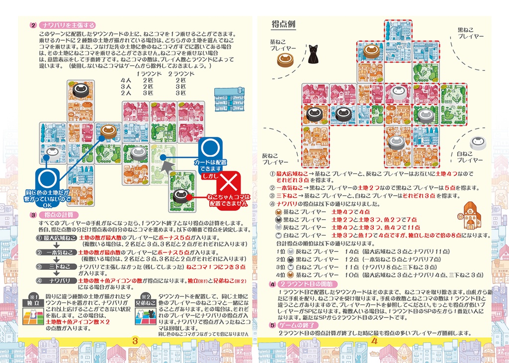 ねこねこドミノタウン