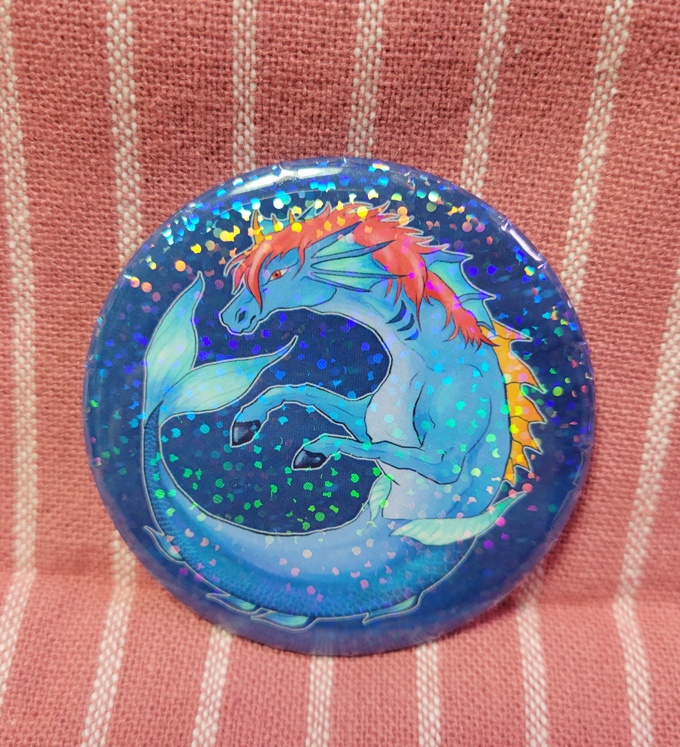 缶バッジ　ケルピー