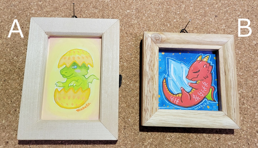 ミニ原画　ドラゴン　2種