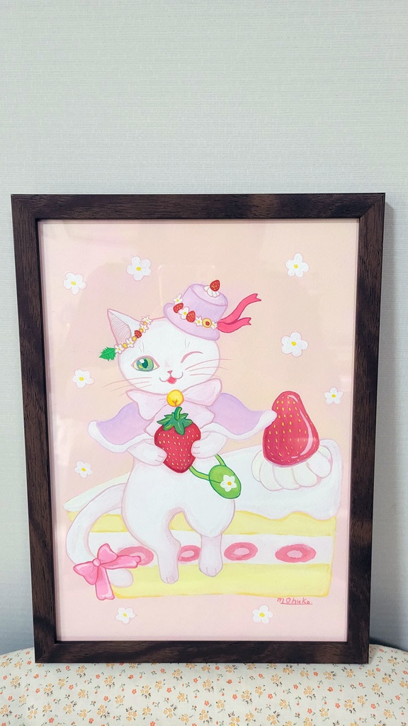 【額装原画】甘い時間