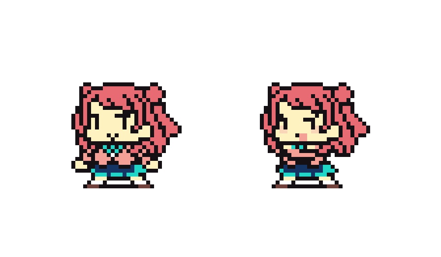 学マスドット絵ステッカー