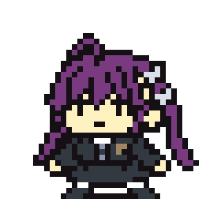 学マスドット絵フレークシール 極月学園の皆さん