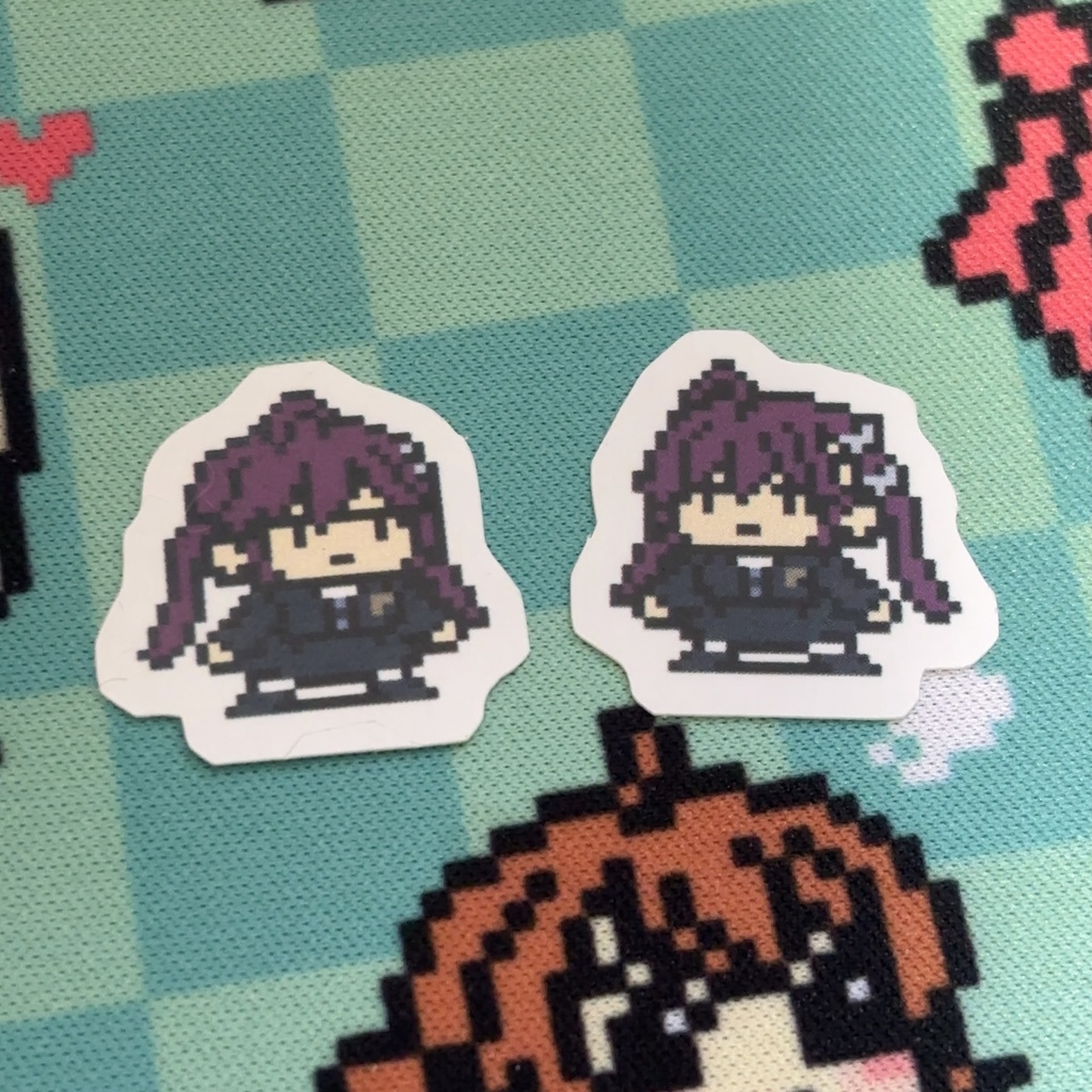 学マスドット絵フレークシール 極月学園の皆さん