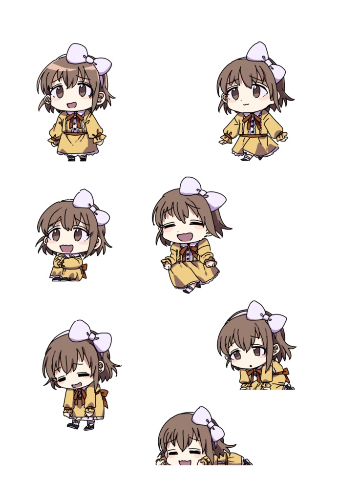 デレマスしめじフレークシール