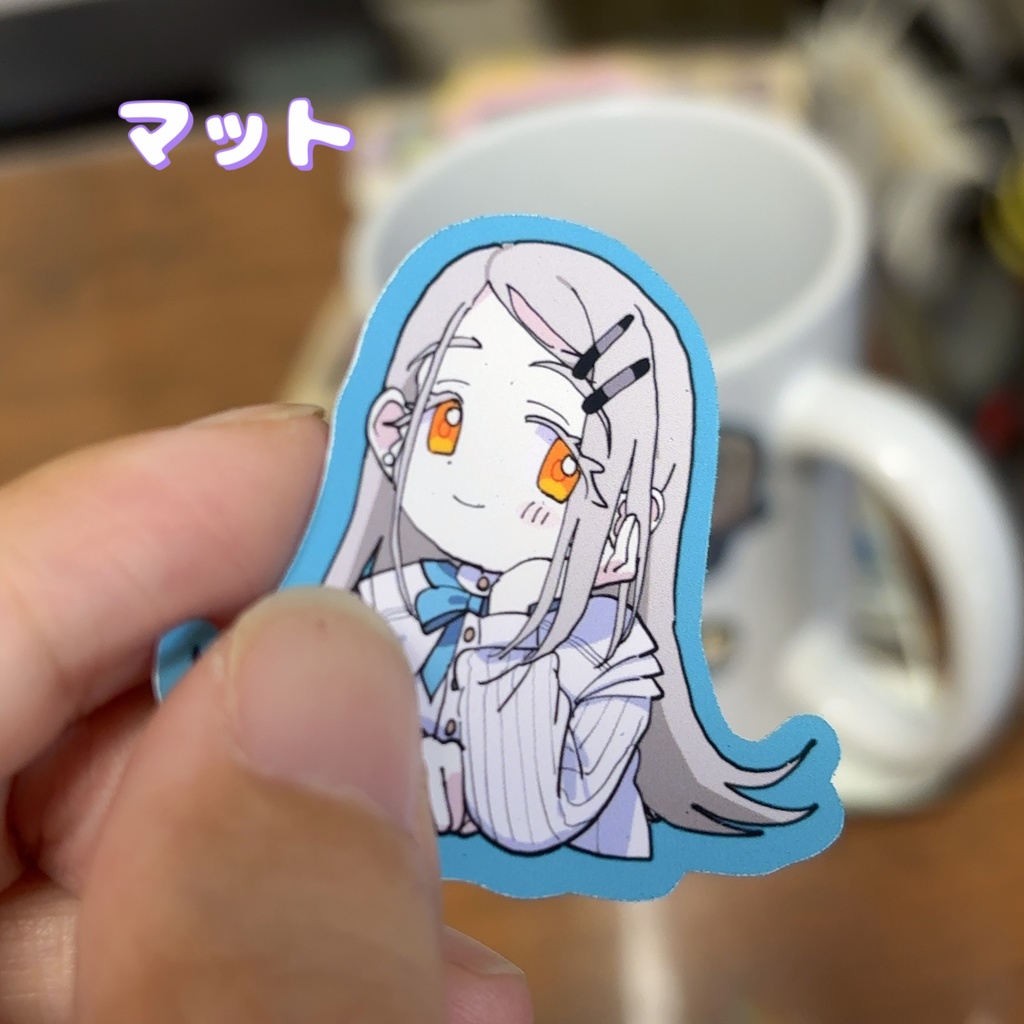 伺かゴースト篠澤さんフレークシール