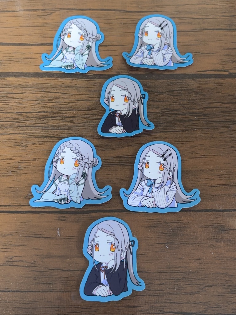 伺かゴースト篠澤さんフレークシール