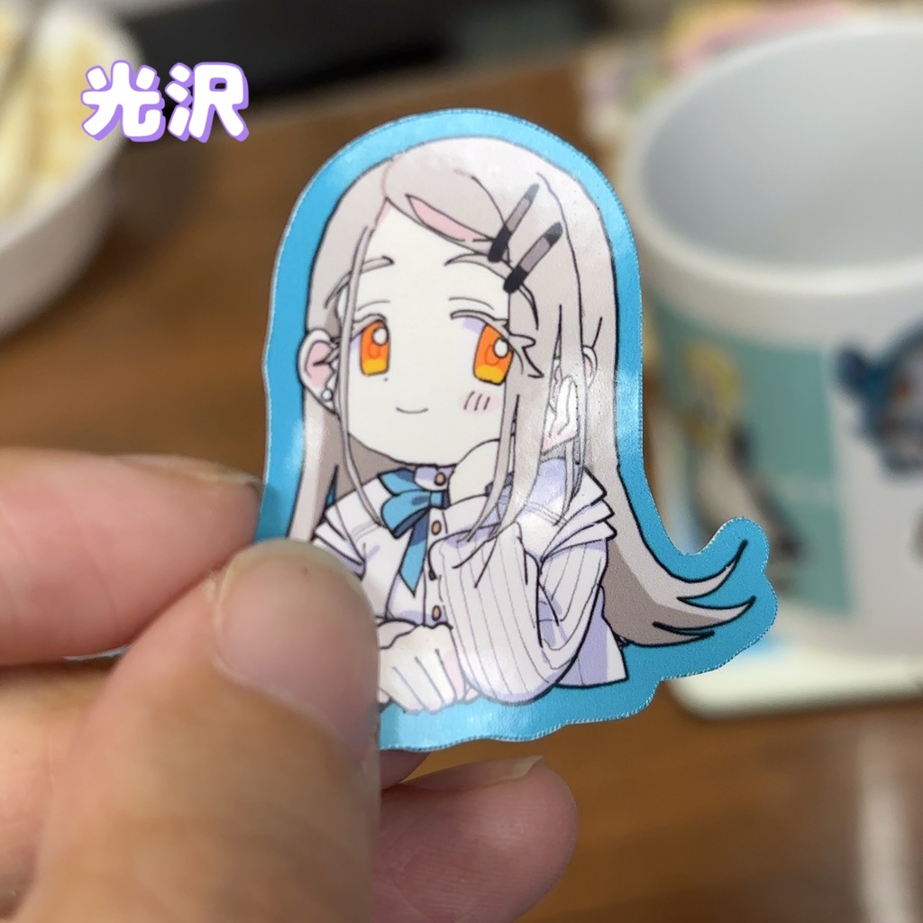 伺かゴースト篠澤さんフレークシール