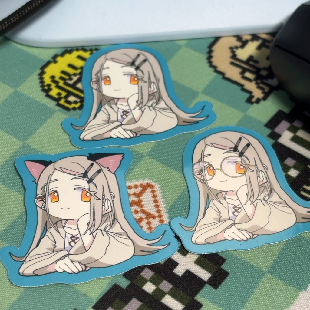 伺かゴースト篠澤さんフレークシール