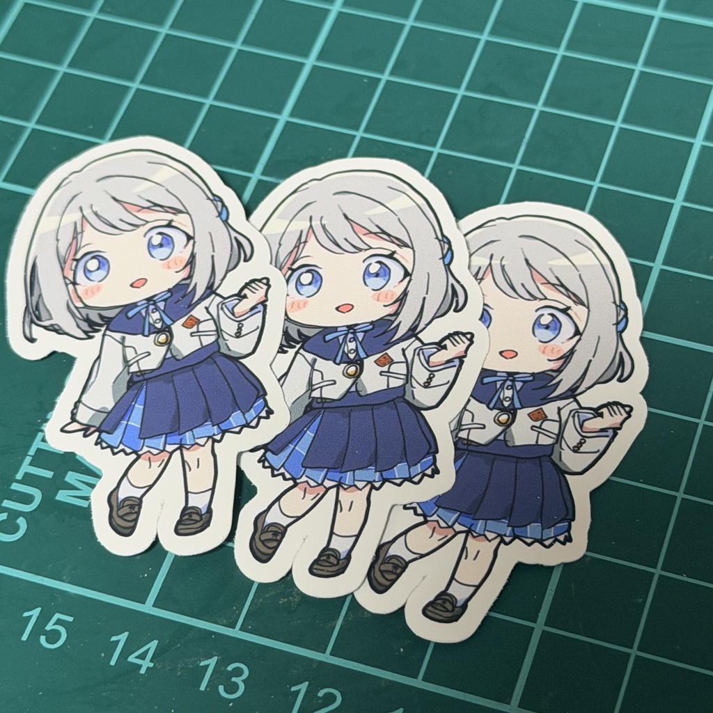学マスオールキャラフレークシール