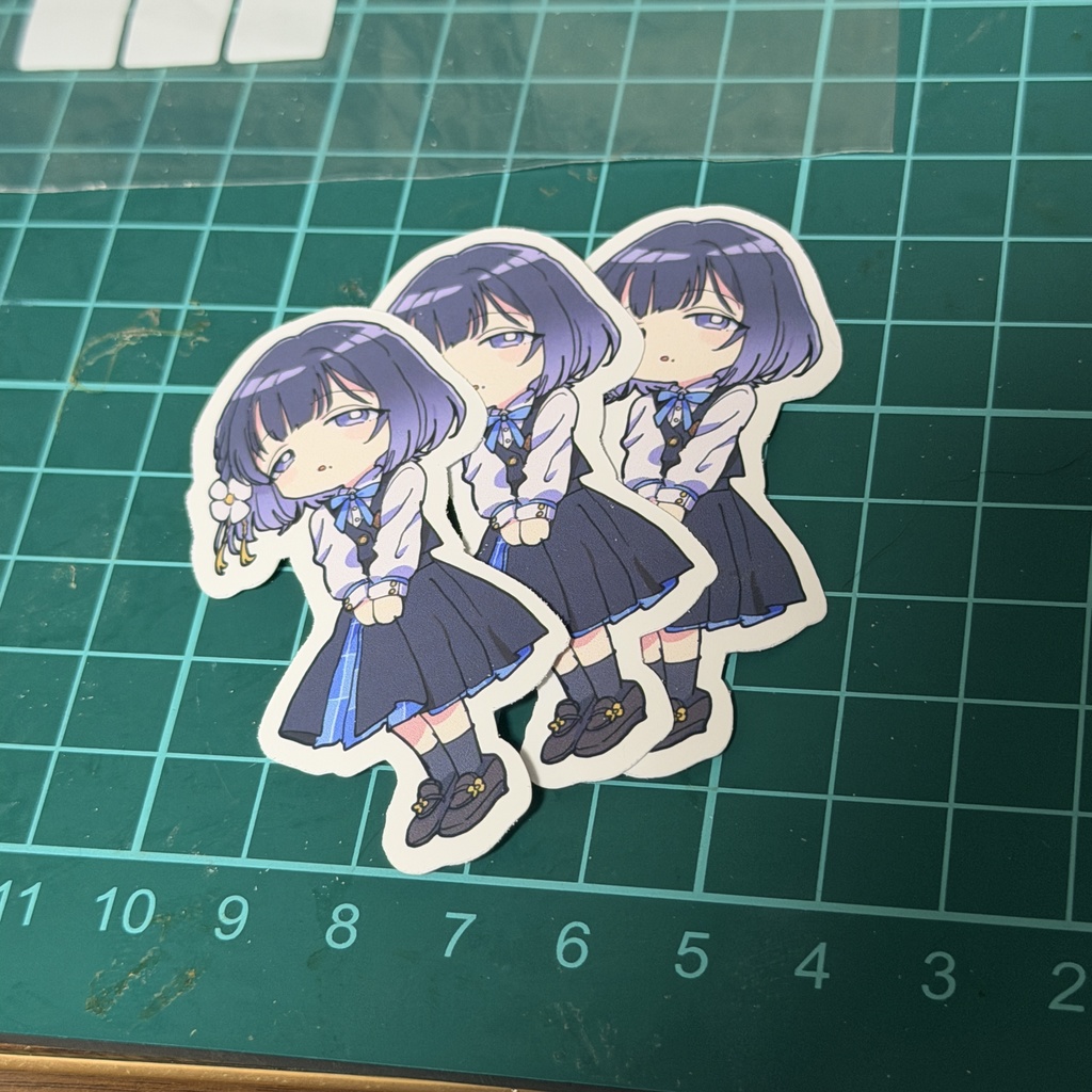 学マスオールキャラフレークシール