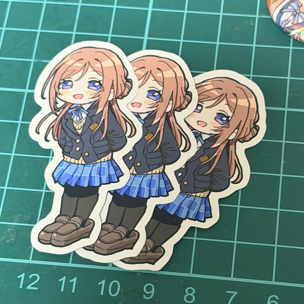 学マスオールキャラフレークシール