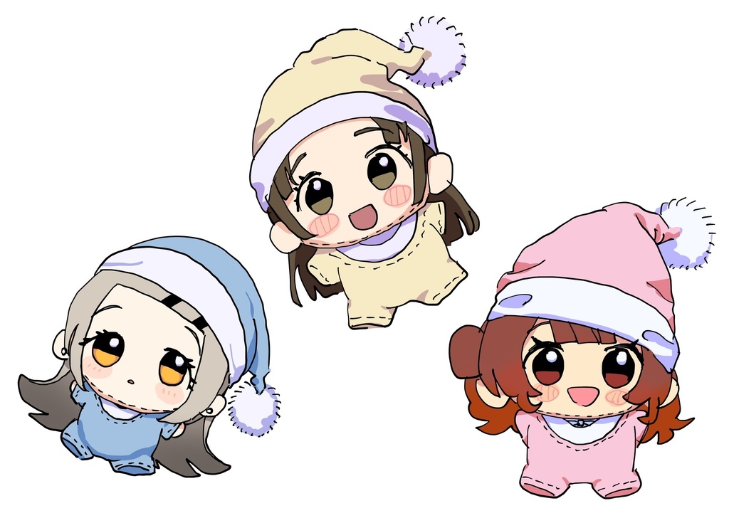 学マス補修組ばぶちゃん缶バッジマグネットセット