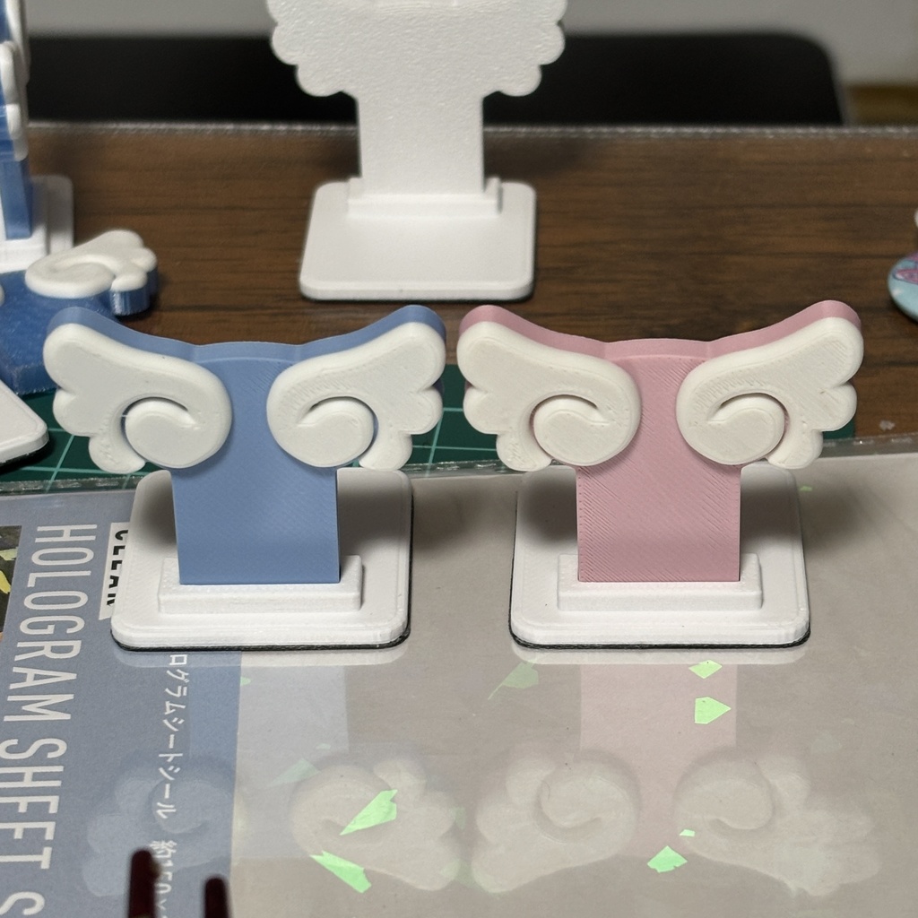 天使の翼ぬいスタンド