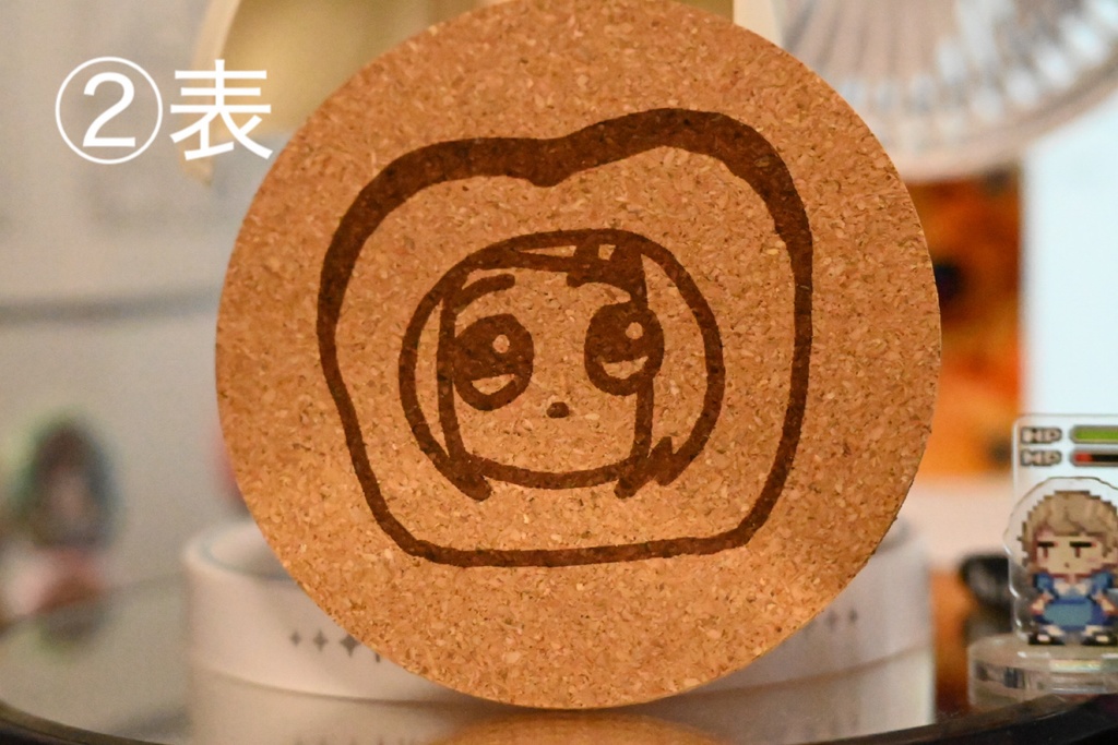 学マスレーザー彫刻コースター