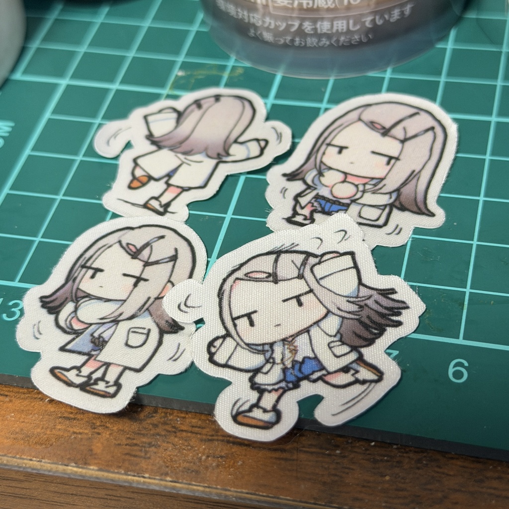 ふしぎなおどり篠澤さんサテンフレークシール