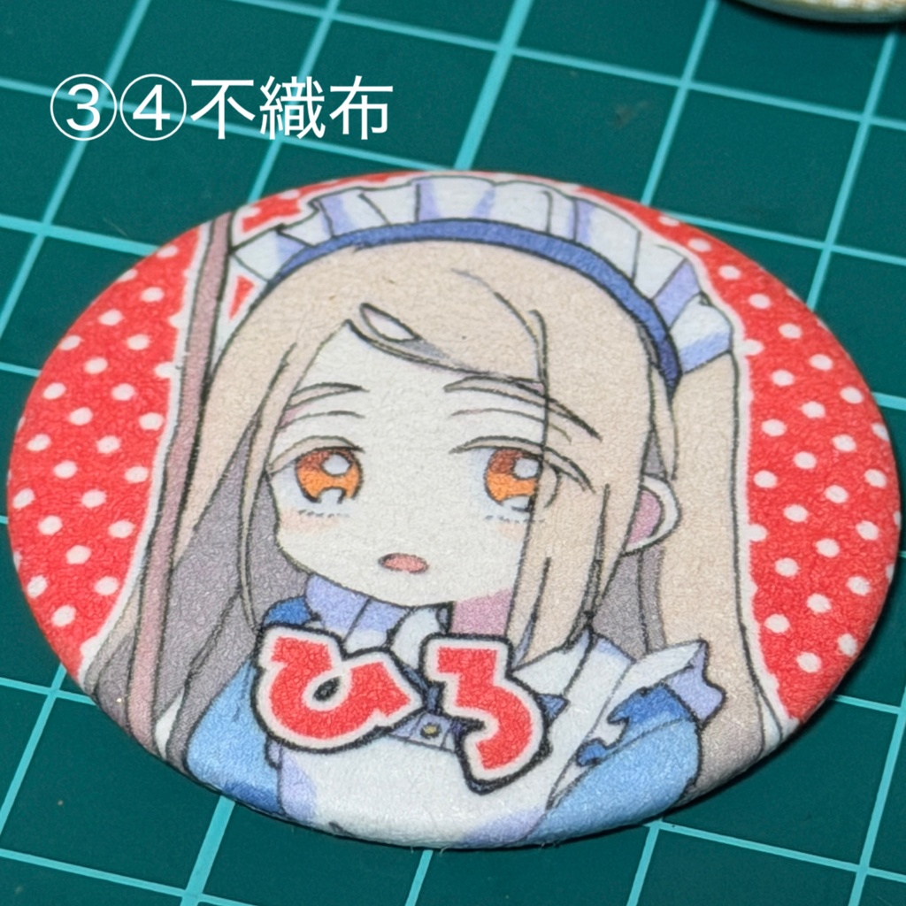 学マス布缶バッジ(ピンver・マグネットver)