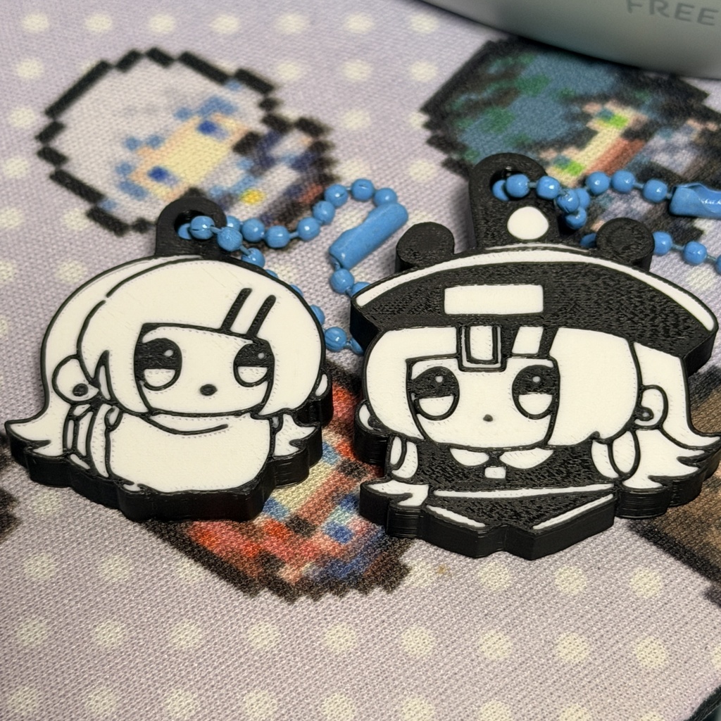 ちび澤さん3Dプリントキーホルダー