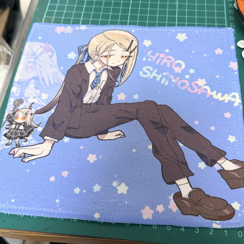 学マス昇華転写ハンカチタオル