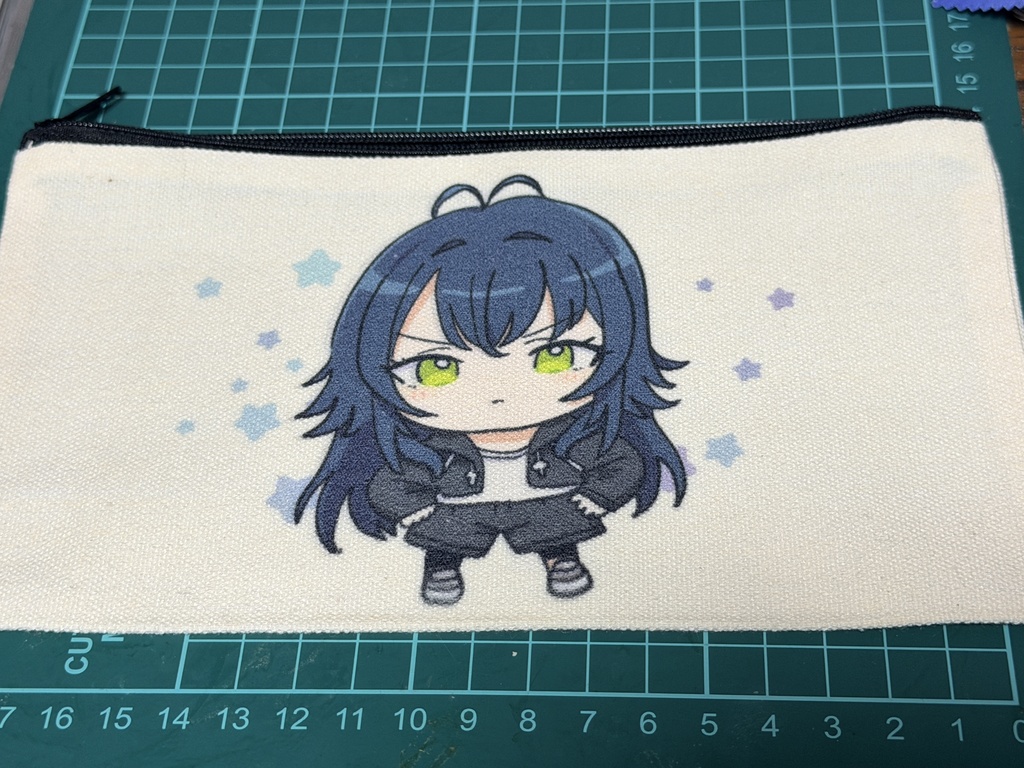 学マスちびキャラフラットポーチ